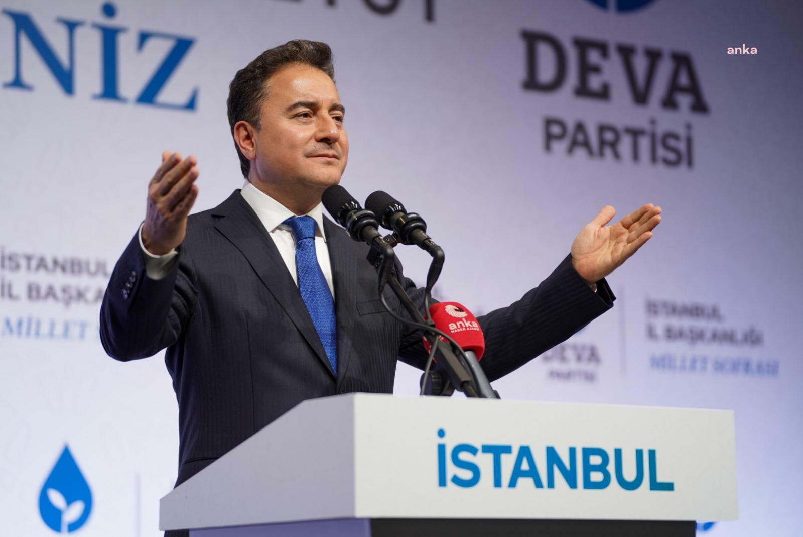 Demokrasi ve Atılım (DEVA) Partisi Genel Başkanı Ali Babacan, Cumhurbaşkanı
