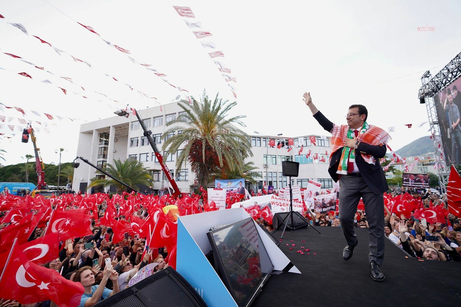 İstanbul Büyükşehir Belediye (İBB) Başkanı Ekrem İmamoğlu, Alanya mitinginde; “Bu