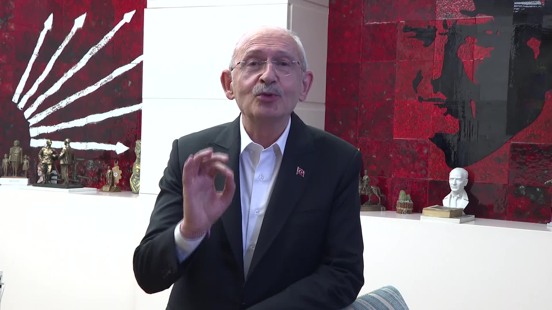Millet İttifakı Cumhurbaşkanı Adayı ve CHP Genel Başkanı Kemal Kılıçdaroğlu,