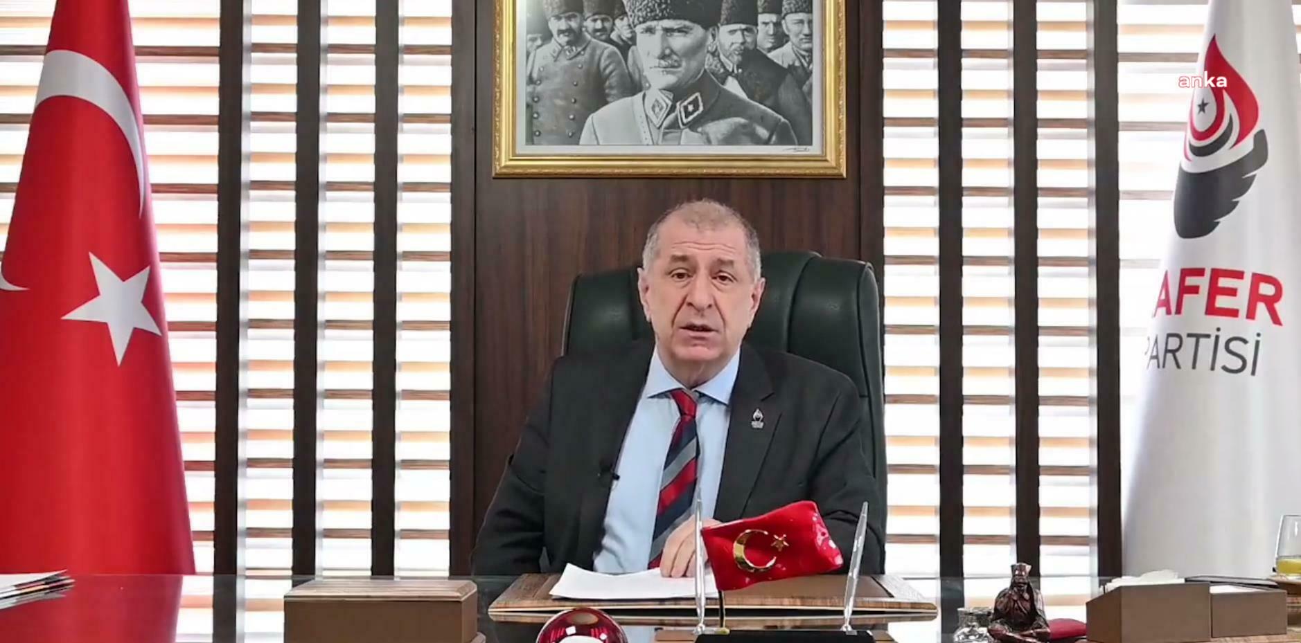 Zafer Partisi Genel Başkanı Ümit Özdağ, Edirne’deki esnaf ziyareti sırasında,