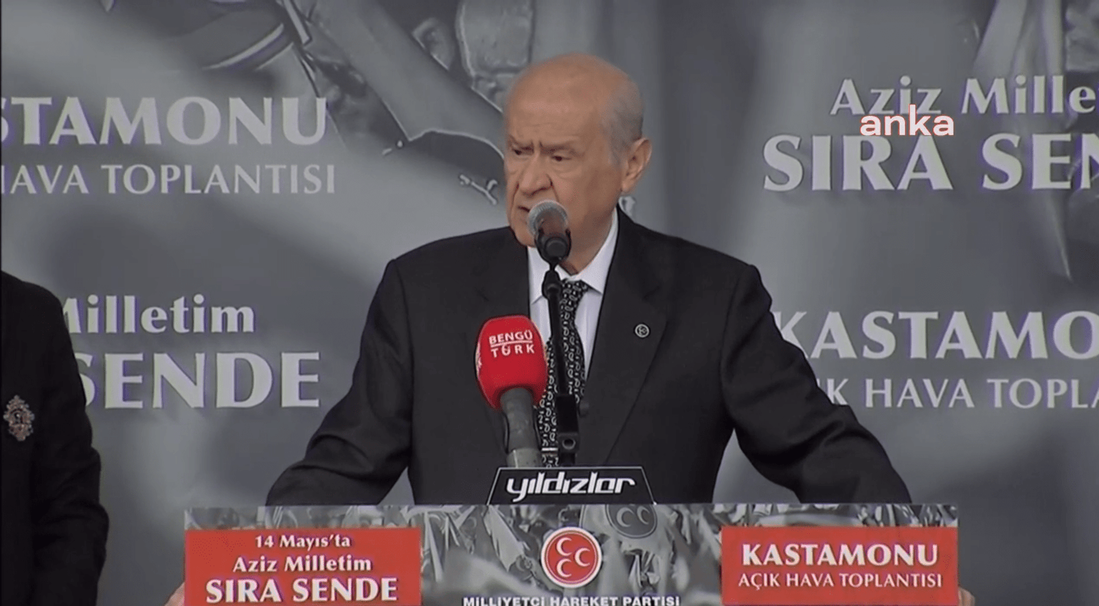 MHP Genel Başkanı Devlet Bahçeli, Kastamonu mitinginde, “Güçlendirilmiş Parlamenter Sistem'e
