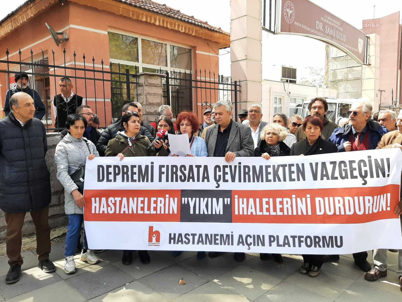 Hastanemi Açın Platformu, Ankara’daki Dr. Sami Ulus Çocuk ve Kadın