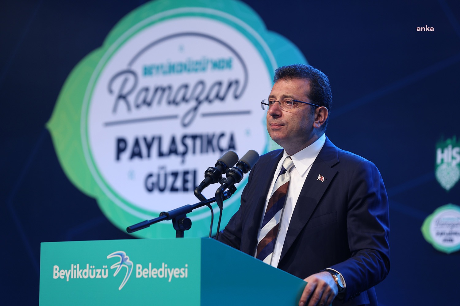 İstanbul Büyükşehir Belediye (İBB) Başkanı Ekrem İmamoğlu, Beylikdüzü Belediyesi’nin iftar
