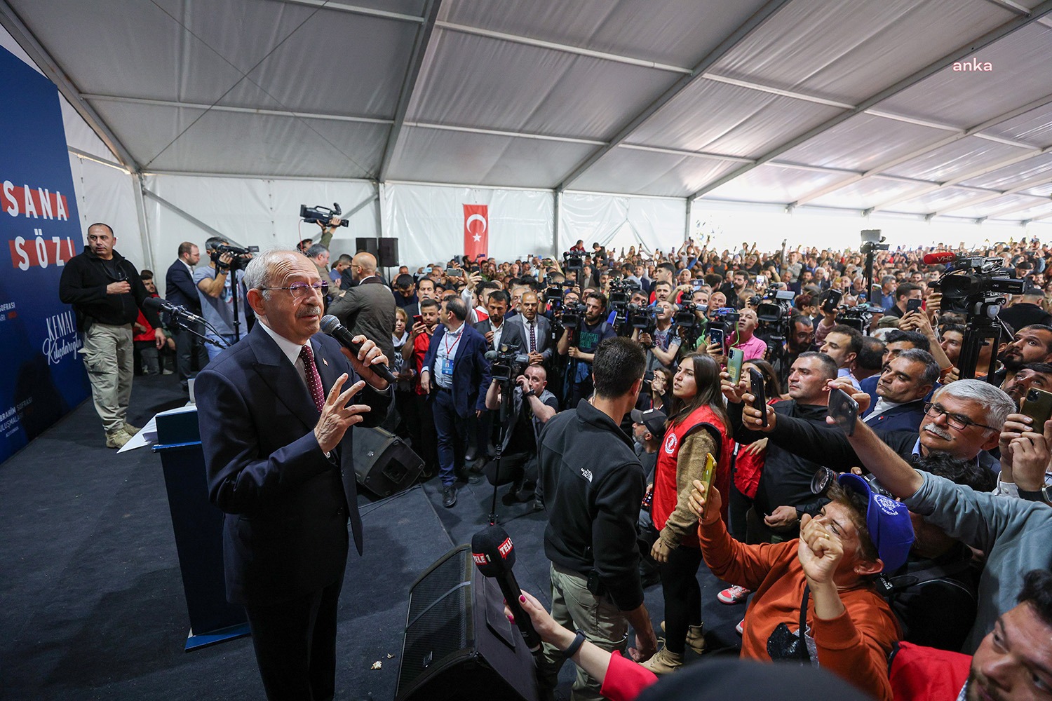 Millet İttifakı Cumhurbaşkanı Adayı ve CHP Genel Başkanı Kemal Kılıçdaroğlu,