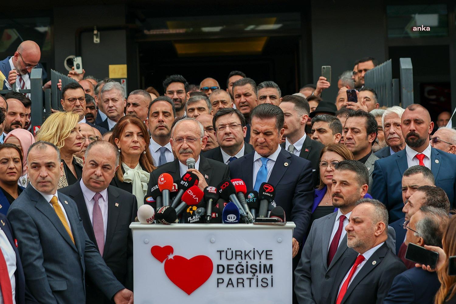 Türkiye Değişim Partisi (TDP) Genel Başkanı Mustafa Sarıgül, 14 Mayıs