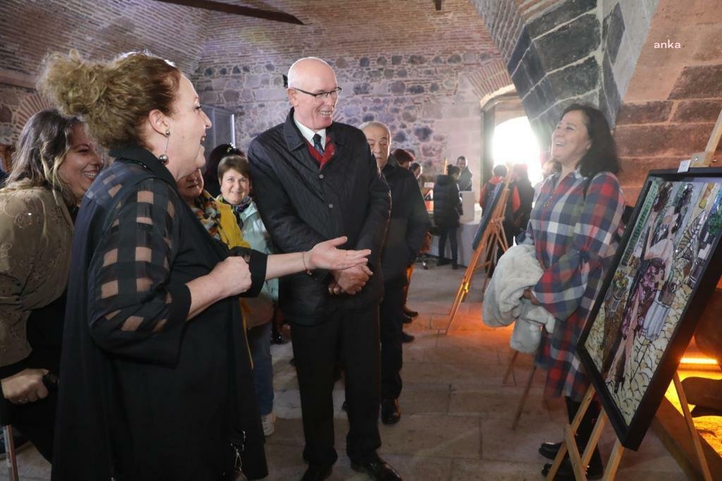 Dilek Türk’ün mozaik sergisi, Odunpazarı Belediyesi Ahşap Eserler Müzesi’nde sanatseverler