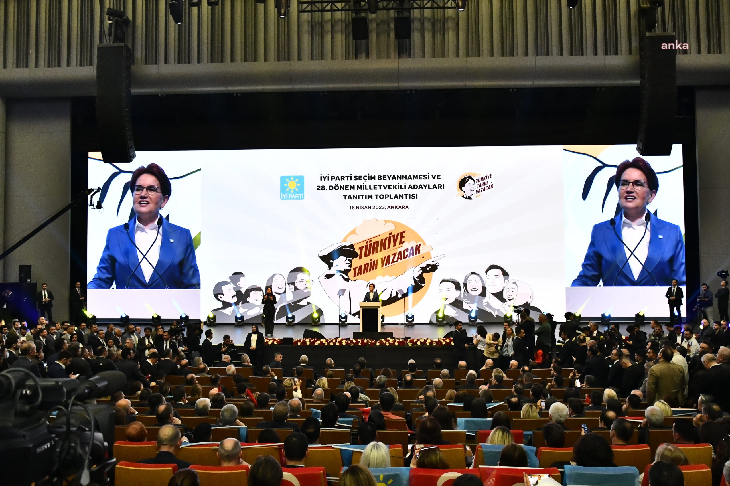 İYİ Parti, seçim beyannamesini açıkladı. “Adil Türkiye, Saygılı Türkiye, Nitelikli