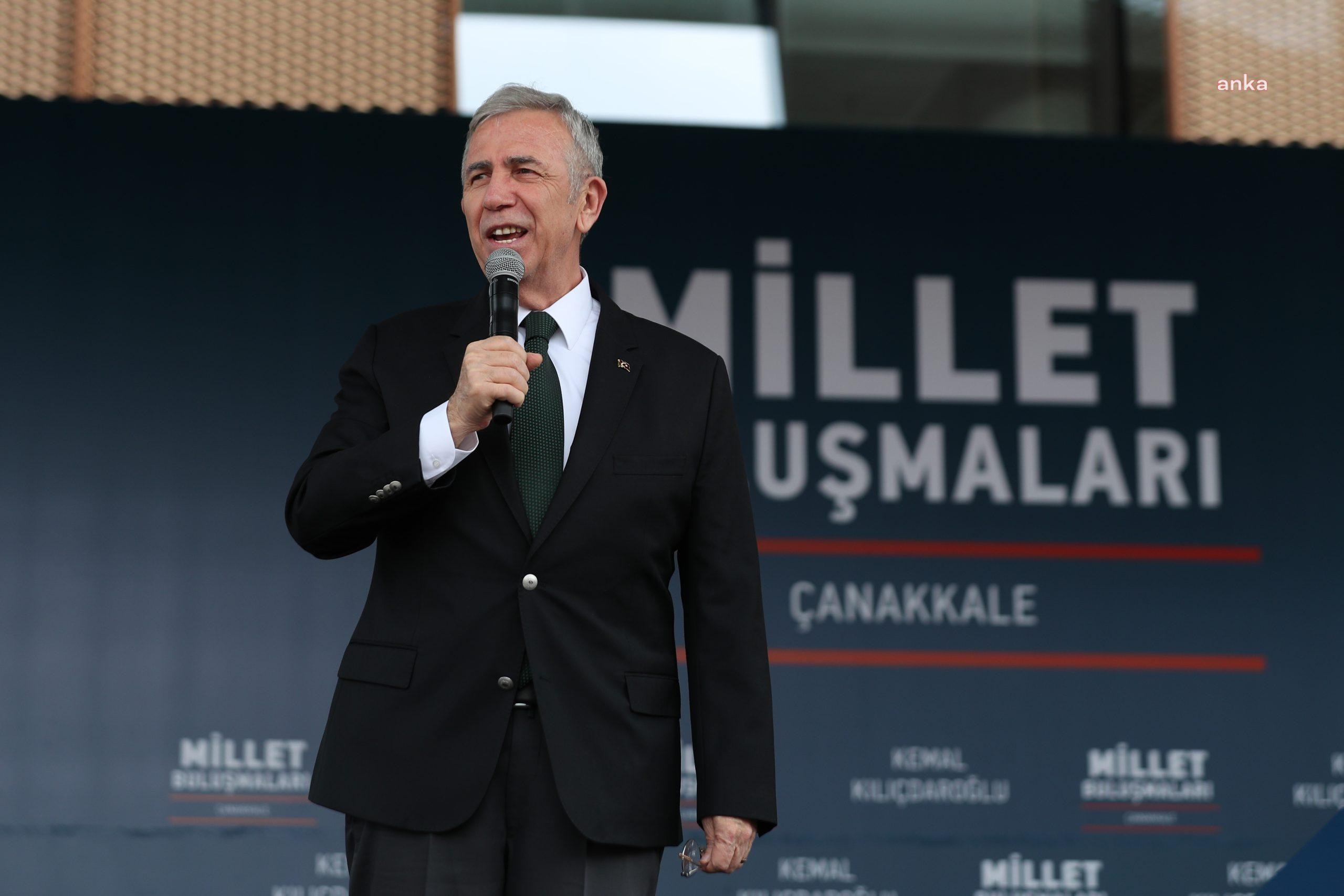 Ankara Büyükşehir Belediye (ABB) Başkanı Mansur Yavaş, Millet İttifakı Cumhurbaşkanı