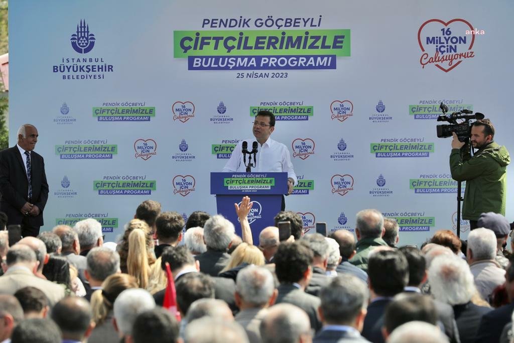 İstanbul Büyükşehir Belediye (İBB) Başkanı Ekrem İmamoğlu, Pendik’e bağlı Göçbeyli