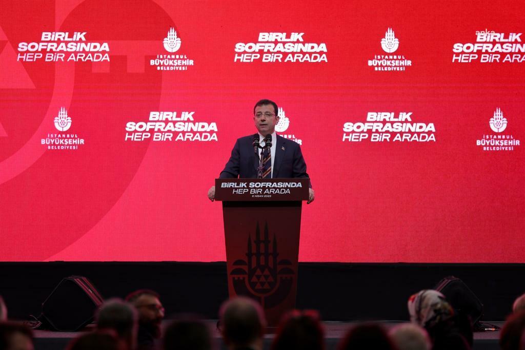 İstanbul Büyükşehir Belediye (İBB) Başkanı Ekrem İmamoğlu, “Biz, İstanbul şehri