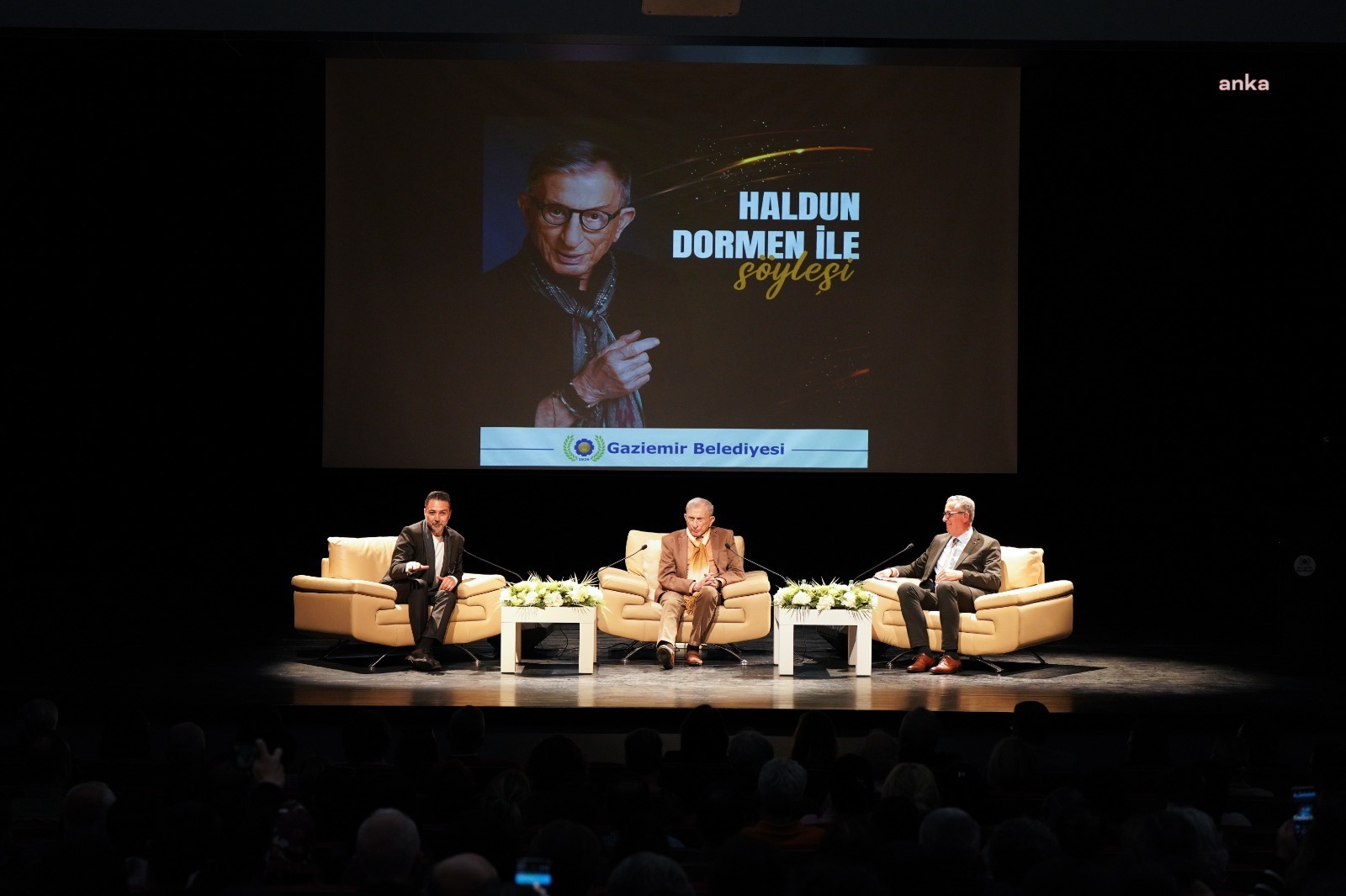 Gaziemir Belediyesi’nin kültür sanat etkinlikleri kapsamında Haldun Dormen ile söyleşi