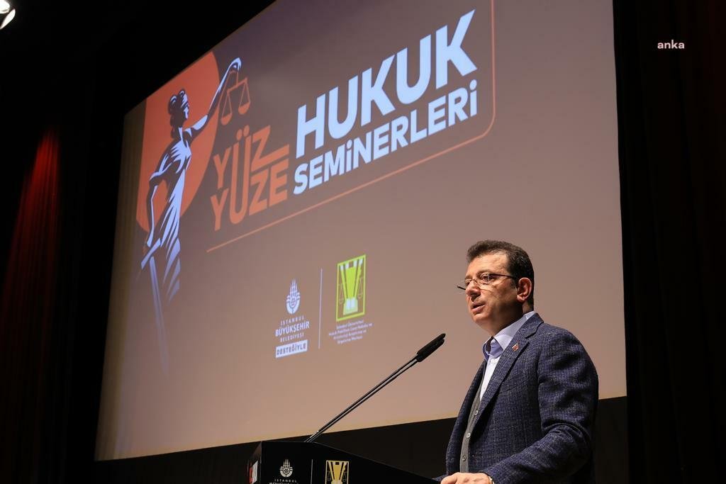 İstanbul Büyükşehir Belediye (İBB) Başkanı Ekrem İmamoğlu, belediyenin katkılarıyla düzenlenen Yüz