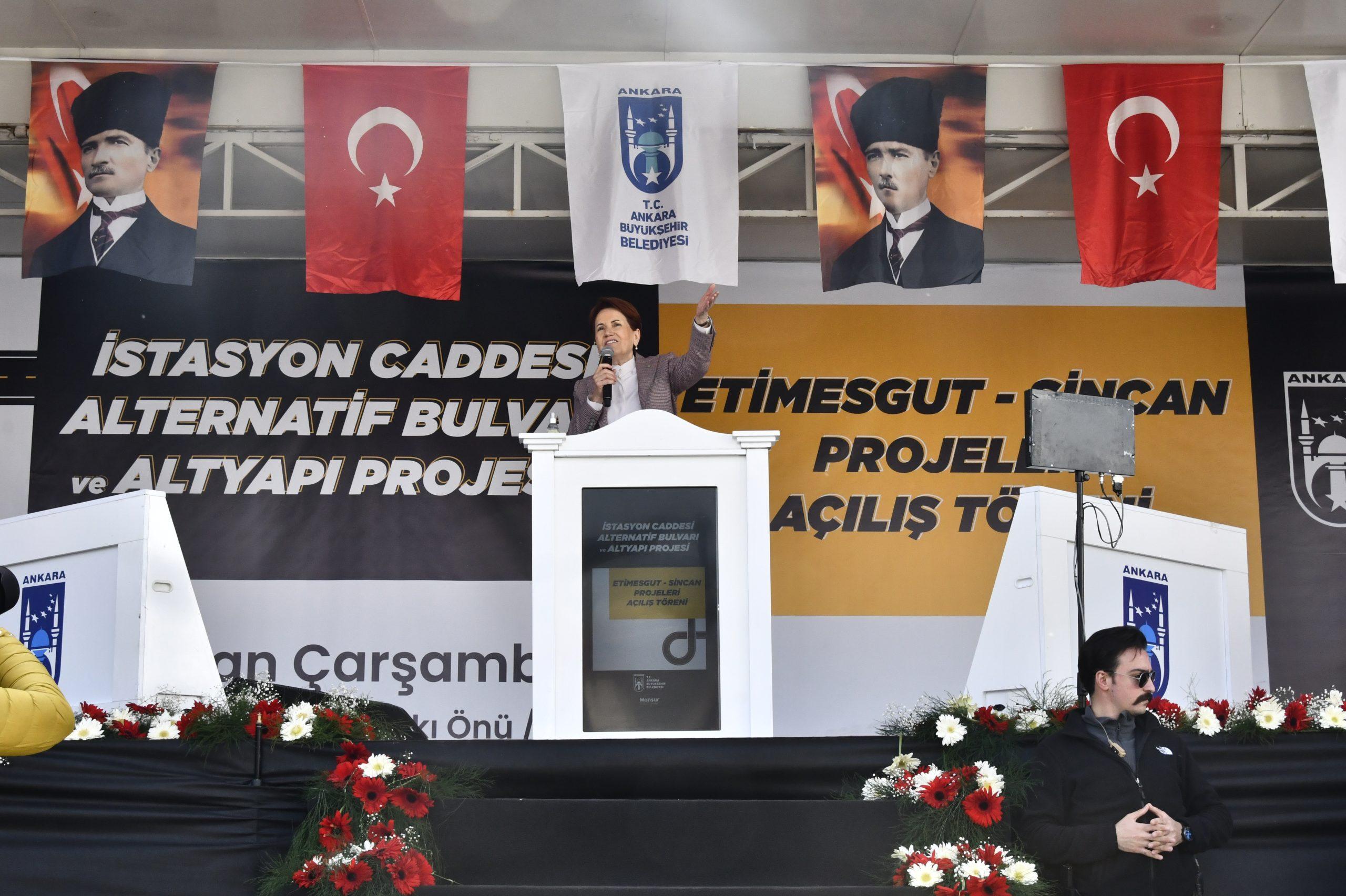İYİ Parti Genel Başkanı Meral Akşener, Ankara’da; “15 Mayıs gününden