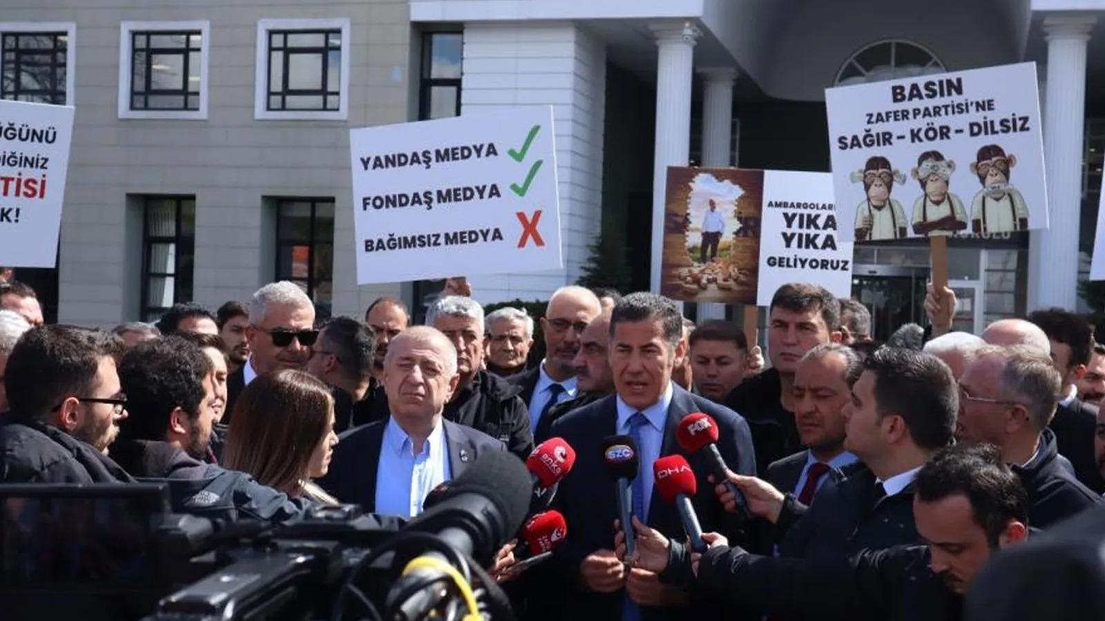 ATA İttifakı Cumhurbaşkanı Adayı Sinan Oğan ve Zafer Partisi Genel