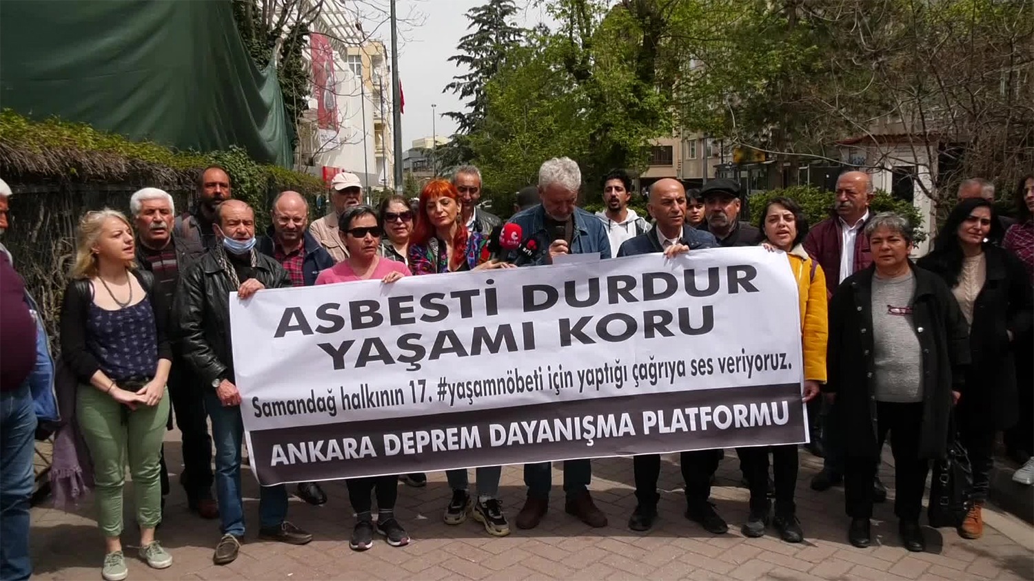 Ankara Deprem Dayanışma Platformu, Hatay’ın Samandağ ilçesinde, depremde yıkılan binaların