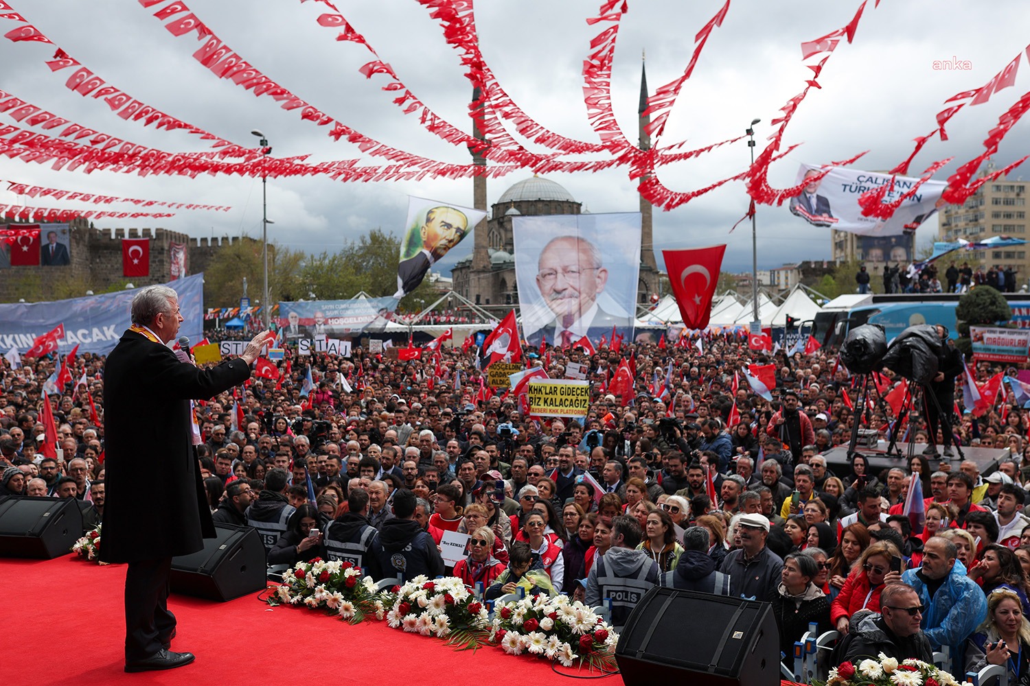 Ankara Büyükşehir Belediye (ABB) başkanı Mansur Yavaş, Kayseri’de; “Bir televizyonda
