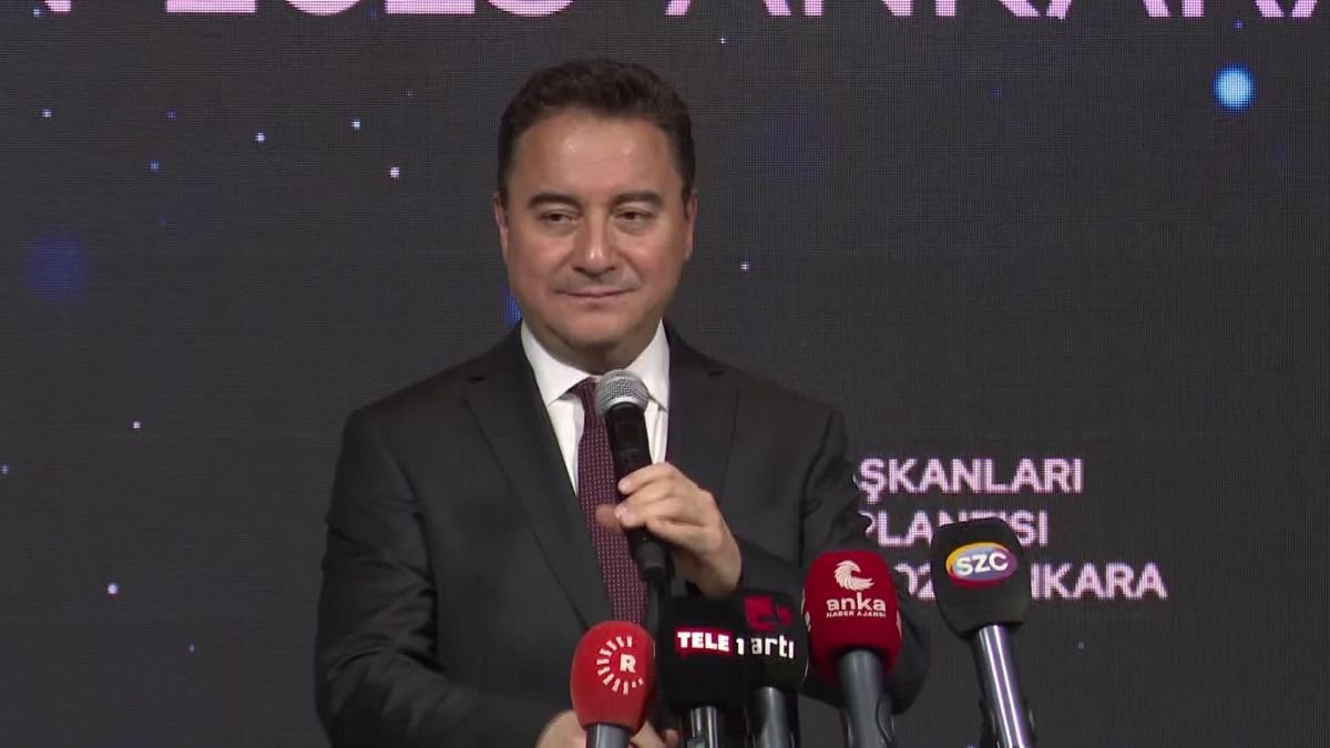 Demokrasi ve Atılım (DEVA) Partisi Genel Başkanı Ali Babacan, “Bu