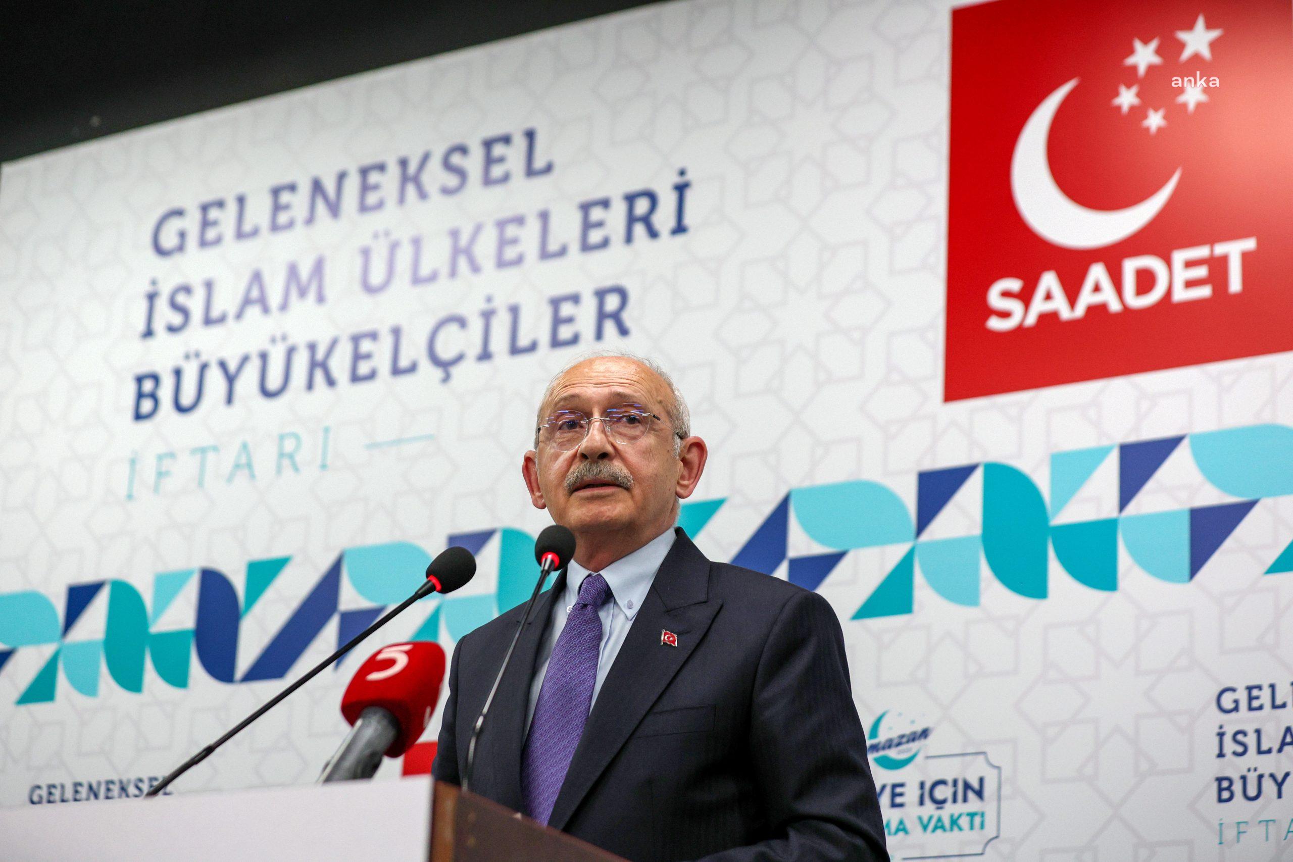 Millet İttifakı Cumhurbaşkanı Adayı ve CHP Genel Başkanı Kemal Kılıçdaroğlu,