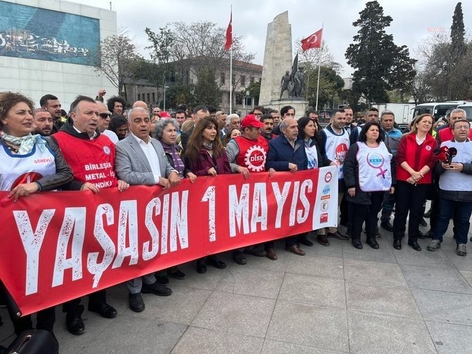 Devrimci İşçi Sendikaları Konfederasyonu (DİSK) Genel Başkanı Arzu Çerkezoğlu, 1