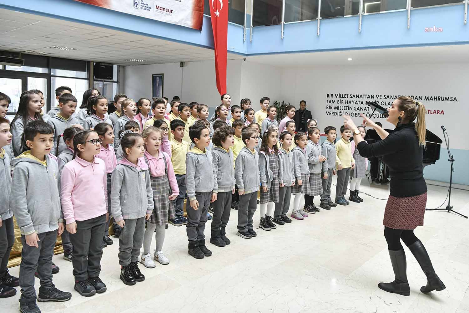 Ankara Büyükşehir’in ‘Her Çocuğa Sanat’ Projesinde İlk Konser Heyecanı Ankara Büyükşehir Belediyesi’nin (ABB) ‘Her Çocuğa Sanat’ projesinde müzik eğitimi