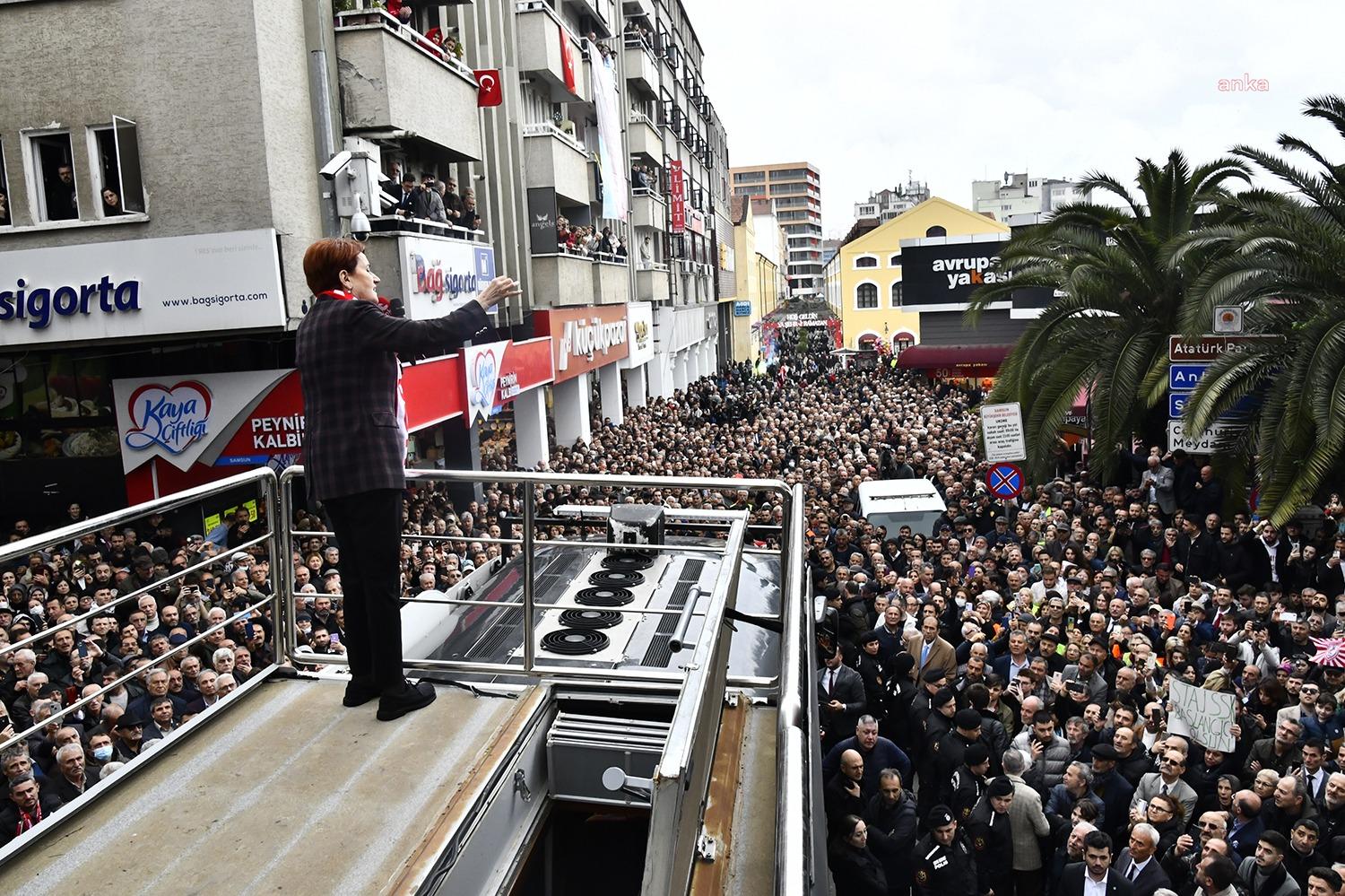 İYİ Parti Genel Başkanı Meral Akşener, seçim gezilerinin ilk durağı