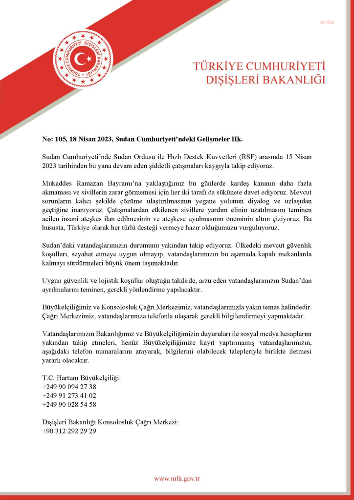 disisleri-bakanligi-sudandaki-vatandaslarimizin-durumunu-yakindan-takip-ediyoruz-vatandaslarimizin-kapali-mekanlarda-kalmayi-surdurmeleri-buyuk-onem-tasimaktadir
