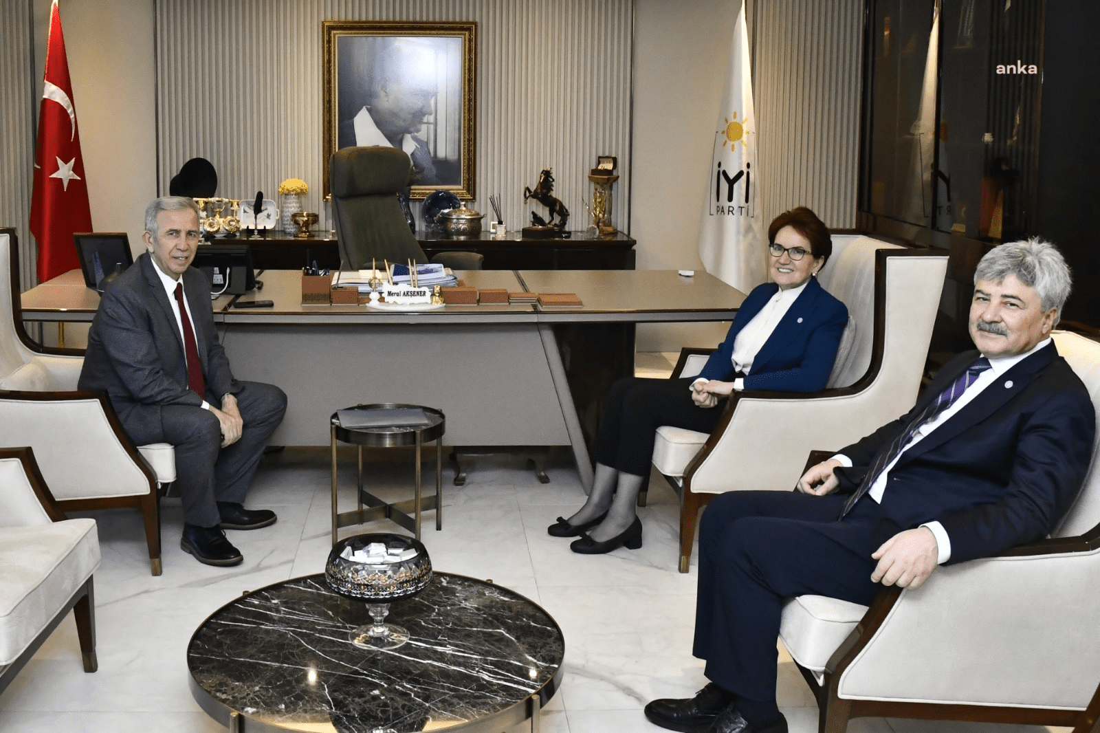 İYİ Parti Genel Başkanı Meral Akşener, bugün Ankara Büyükşehir Belediye