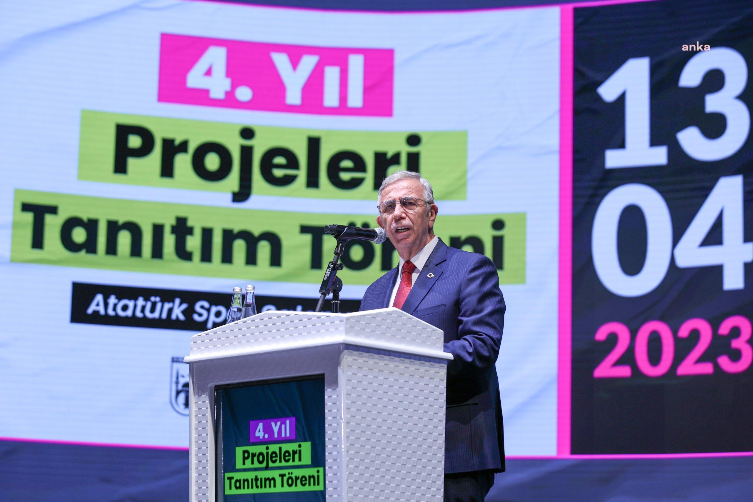 Ankara Büyükşehir Belediye (ABB) Başkanı Mansur Yavaş, “Belediyelerimizde nasıl biz