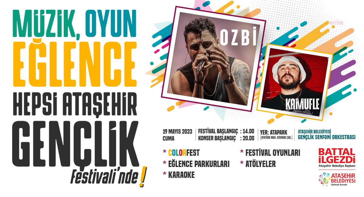 19 Mayıs Atatürk’ü Anma, Gençlik ve Spor Bayramı, Ataşehir’de Gençlik