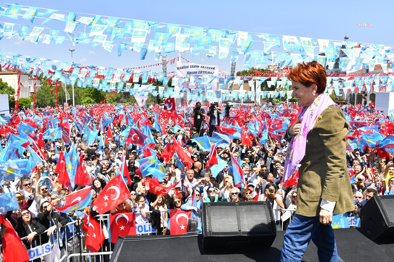 İYİ Parti Genel Başkanı Meral Akşener, Manisa’da; MHP Genel Başkanı