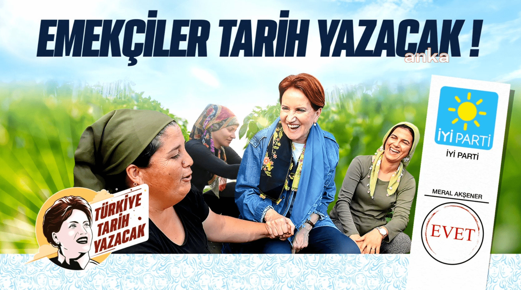 İYİ Parti, 14 Mayıs seçimleri kapsamında "Türkiye ürettikçe kalkınacak; emekçiler