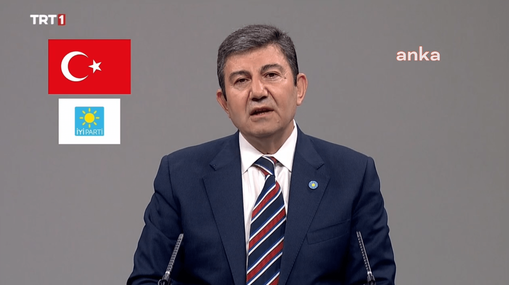 İYİ Parti Genel Başkan Başdanışmanı Birol Aydemir, TRT’de partisi adına