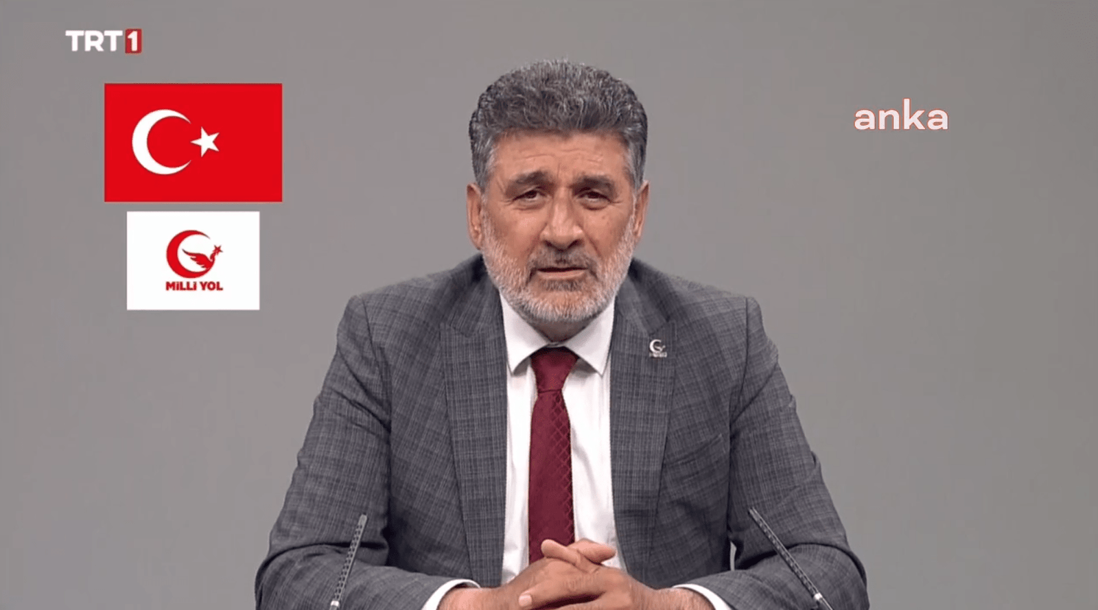Milli Yol Partisi Genel Başkanı Remzi Çayır, TRT’de yayınlanan propaganda