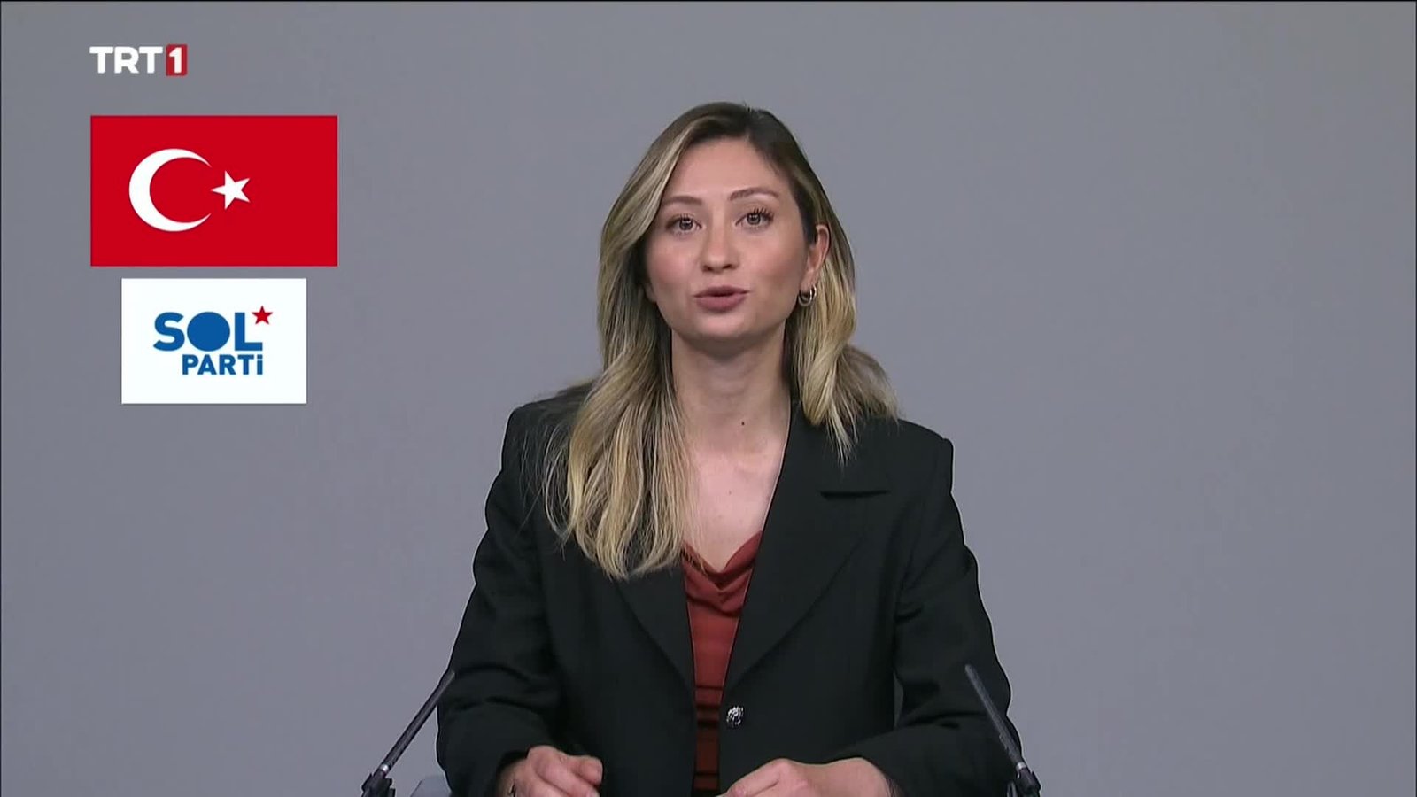 SOL Parti Parti Meclisi üyesi Pelin Bektaş, TRT’de yaptığı propaganda