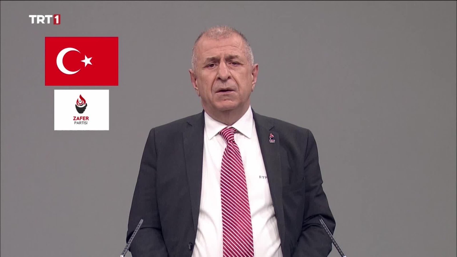 Zafer Partisi Genel Başkanı Ümit Özdağ, TRT’de partisi adına yaptığı