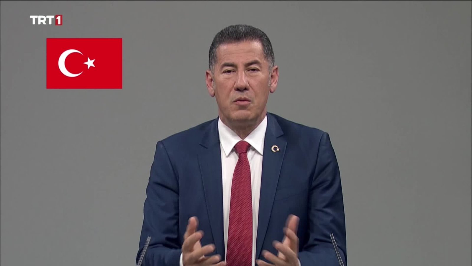 ATA İttifakı Cumhurbaşkanı Adayı Sinan Oğan TRT’de yaptığı propaganda konuşmasında,