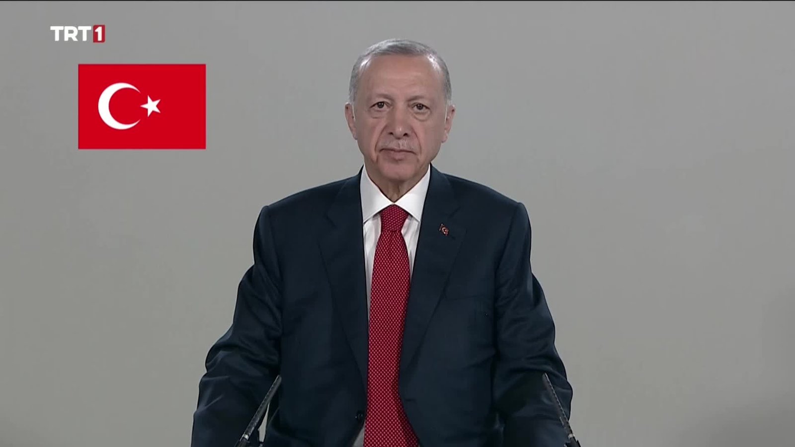 Cumhurbaşkanı Recep Tayyip Erdoğan, TRT’de yayınlanan propaganda konuşmasında, “Ülkenin ve