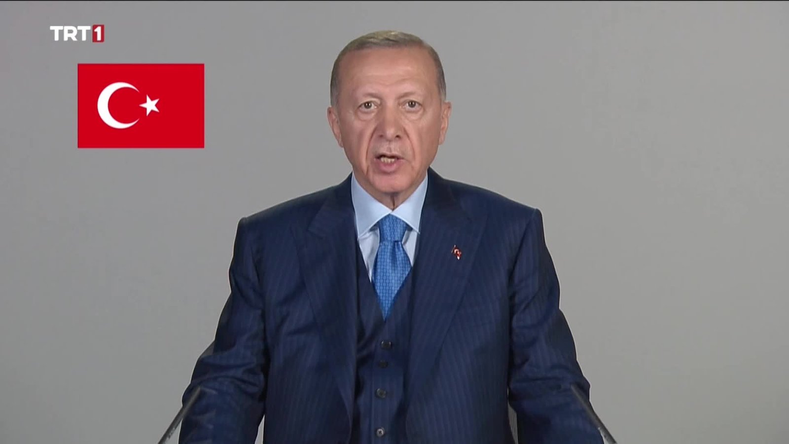 Cumhurbaşkanı Erdoğan: “Sizlerden 28 Mayıs Günü Yeniden ve Daha Güçlü Bir Destek Bekliyorum” Cumhurbaşkanı ve AKP Genel Başkanı Recep Tayyip Erdoğan, TRT’deki propaganda