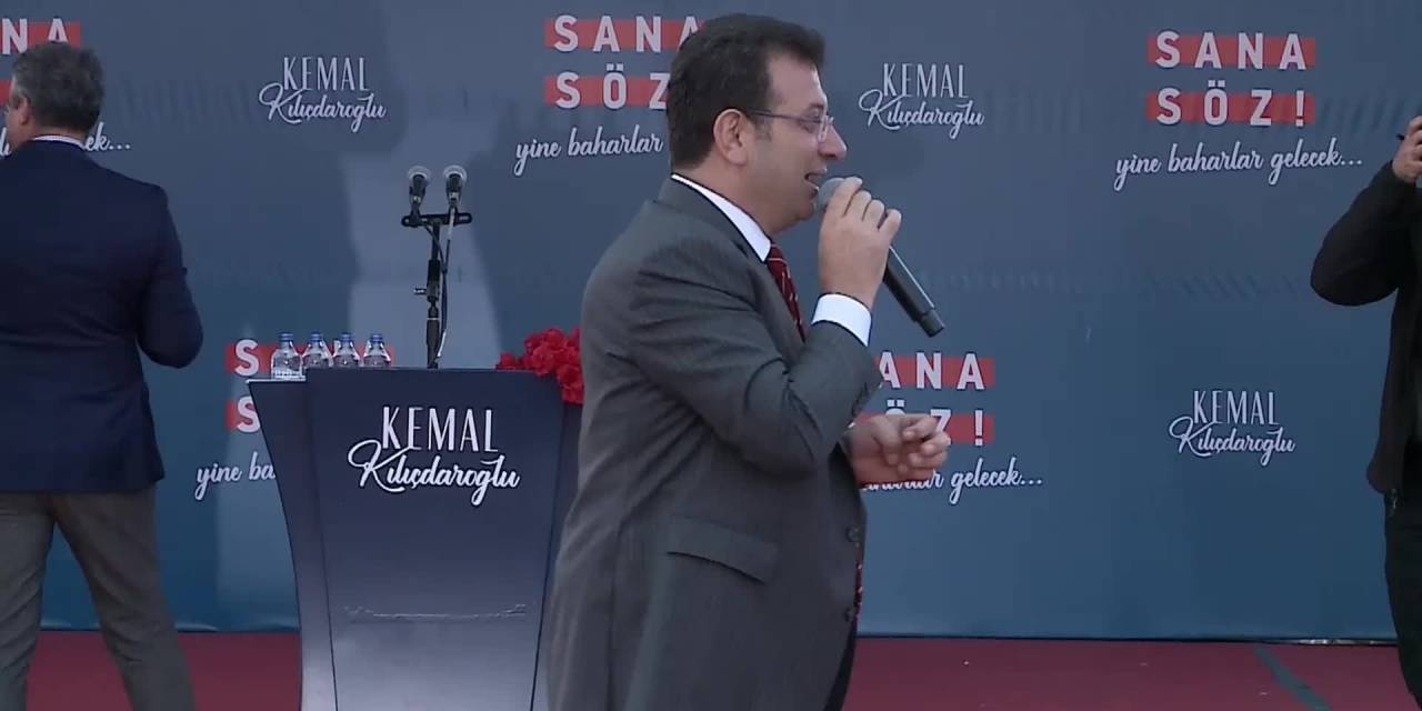 İstanbul Büyükşehir Belediye (İBB) Başkanı Ekrem İmamoğlu, Adana'da, "15 Mayıs'tan