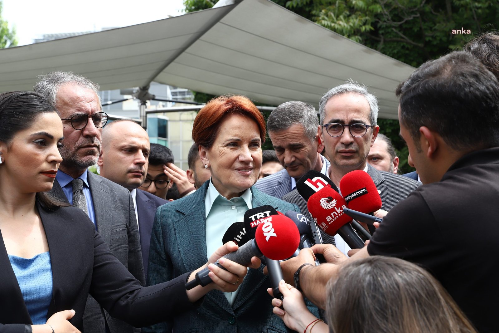 İYİ Parti Genel Başkanı Meral Akşener, Zafer Partisi Genel Başkanı