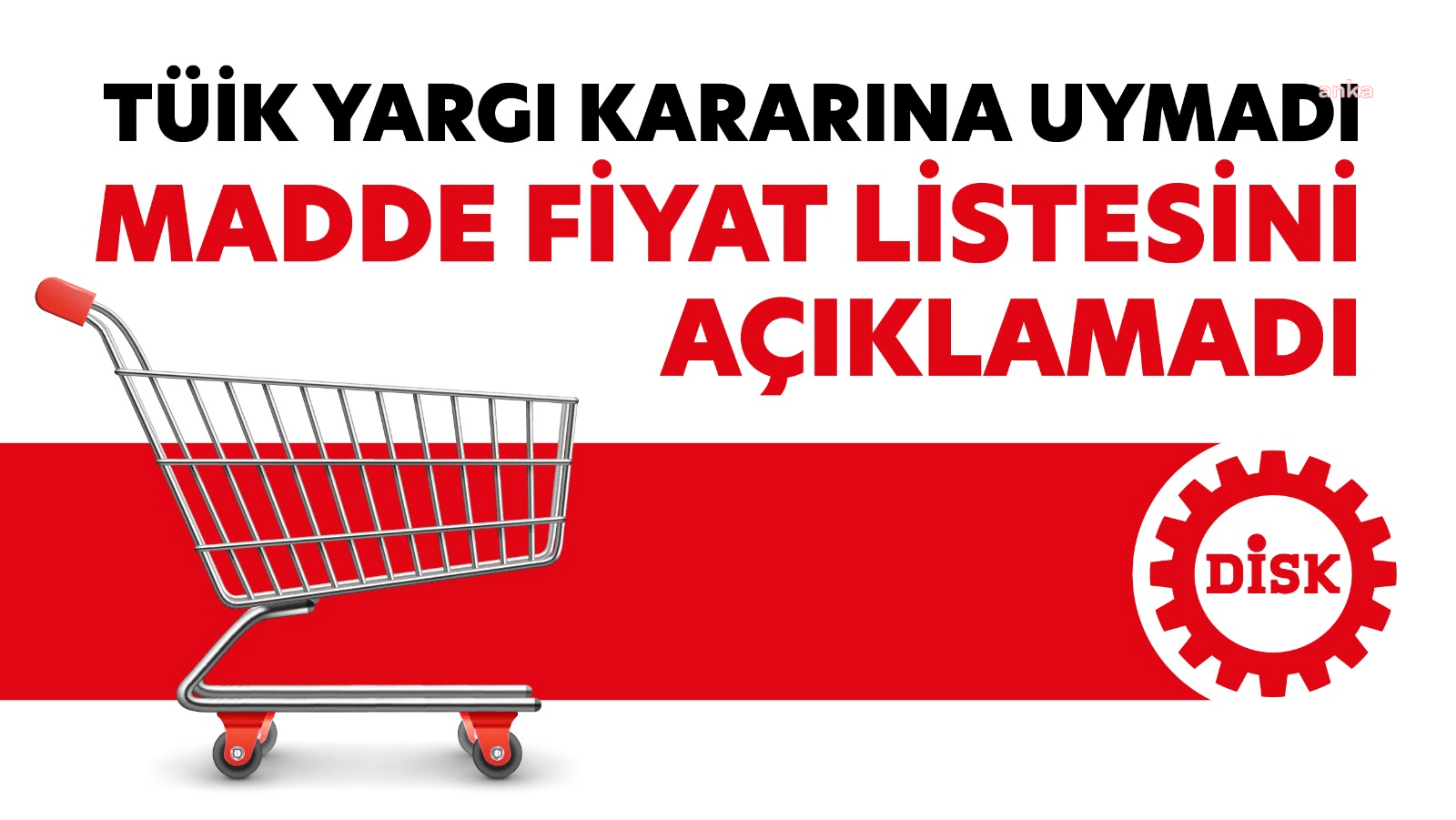 DİSK Genel Başkanı Arzu Çerkezoğlu, bugün TÜİK’in açıkladığı enflasyon verilerinde