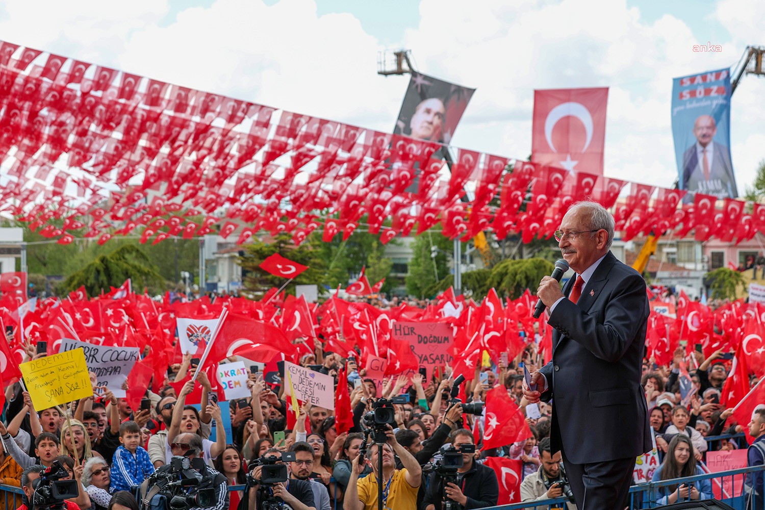 Millet İttifakı Cumhurbaşkanı Adayı ve CHP Genel Başkanı Kemal Kılıçdaroğlu,