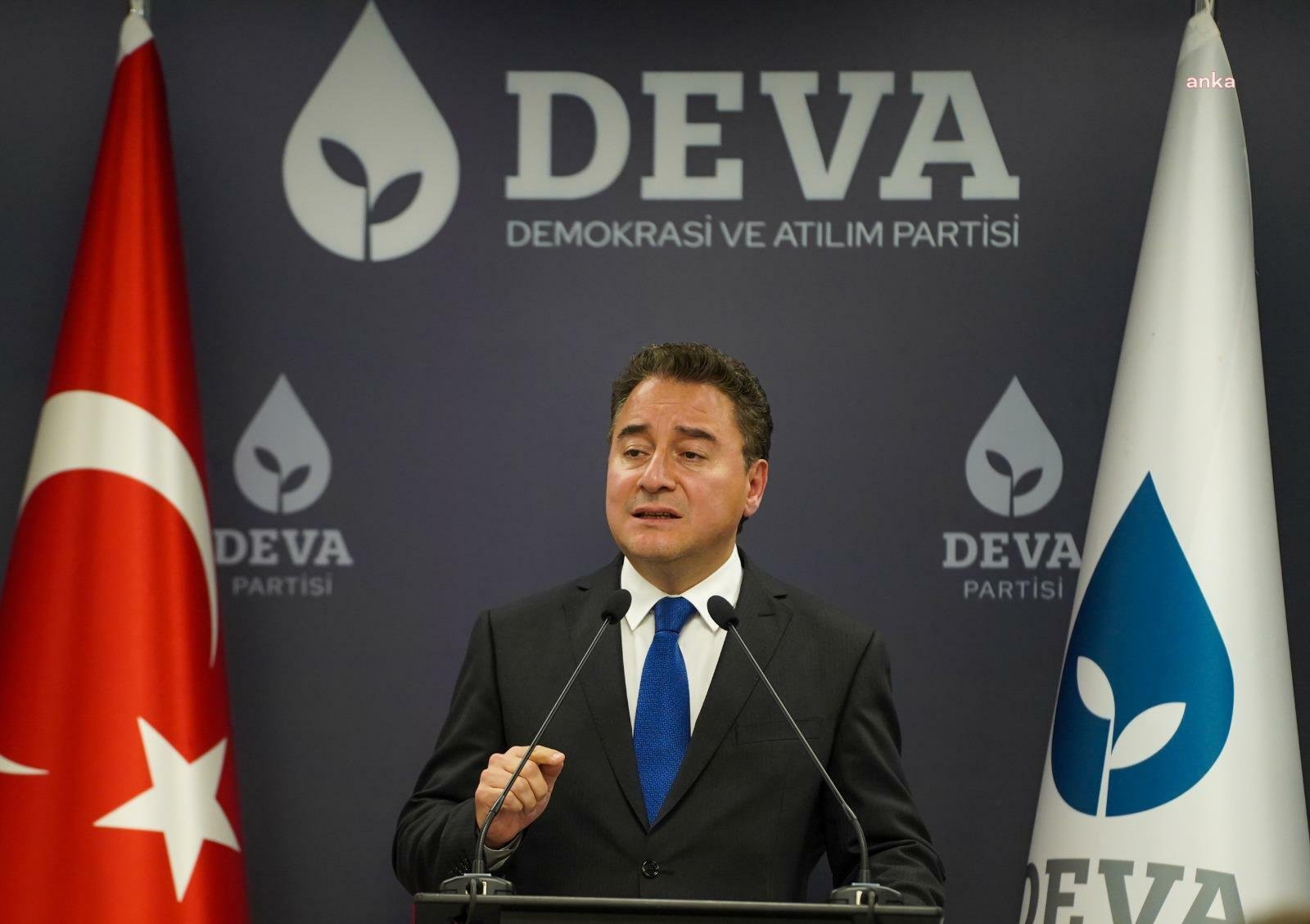 Demokrasi ve Atılım (DEVA) Partisi Genel Başkanı Ali Babacan, “Sayın