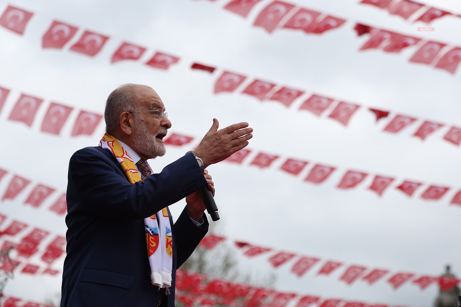 Saadet Partisi Genel Başkanı Temel Karamollaoğlu, Kayseri’de “CHP’nin Genel Başkanı