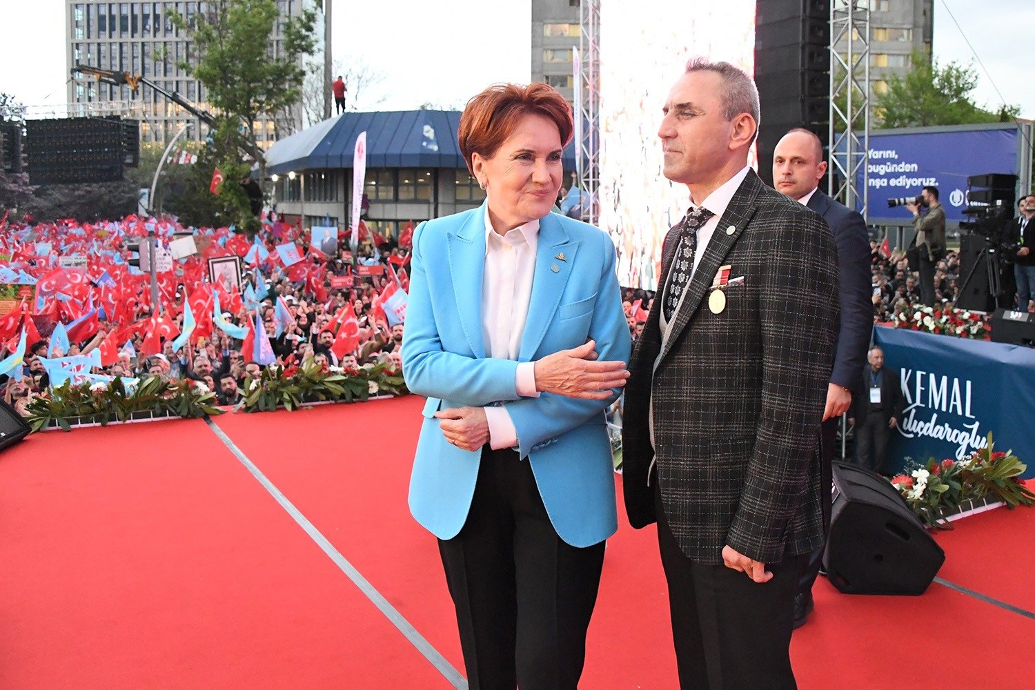 İYİ Parti Genel Başkanı Meral Akşener, Millet İttifakı’nın Ankara mitinginde,