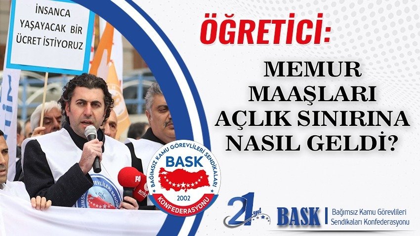 BASK ve AES Genel Başkanı Mehmet Alper ÖĞRETİCİ açlık sınırına