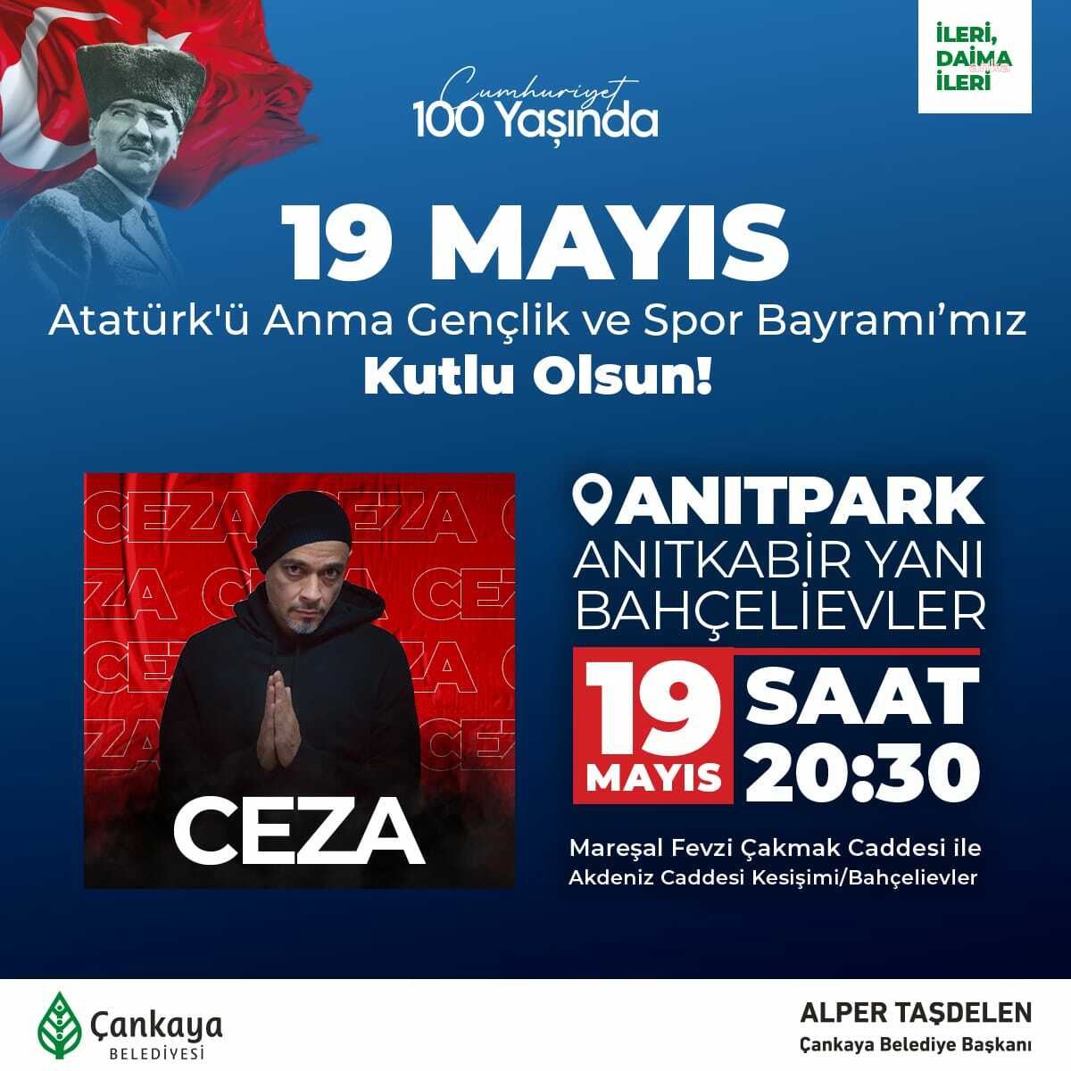 Çankaya Belediyesi, 19 Mayıs Atatürk’ü Anma, Gençlik ve Spor Bayramı’nı