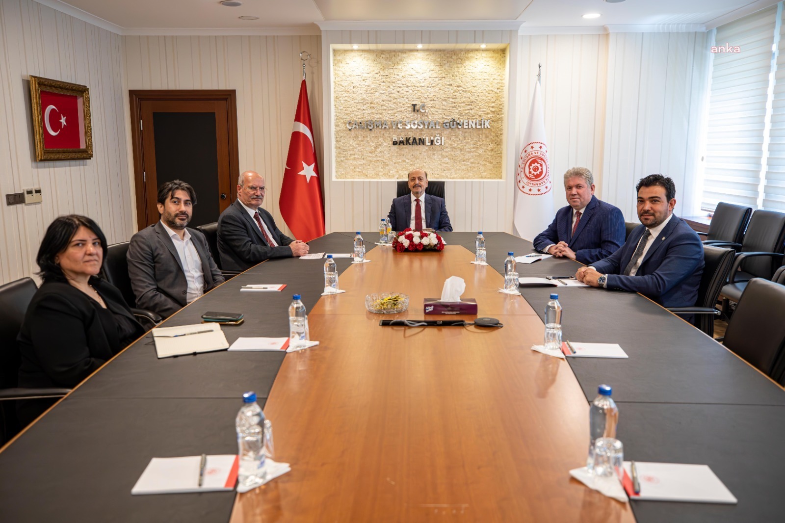 Ankara Ticaret Odası Yönetim Kurulu Başkanı Gürsel Baran ve yönetim