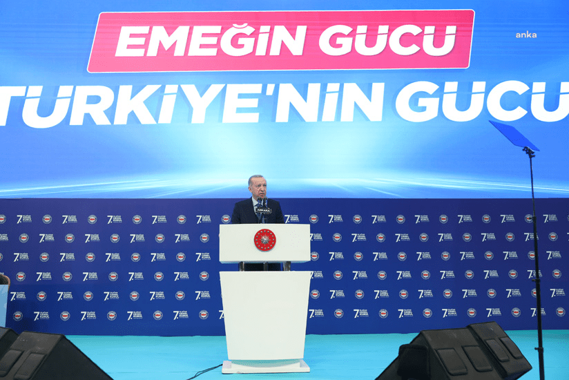 Cumhurbaşkanı ve AKP Genel Başkanı Recep Tayyip Erdoğan, Memur-Sen’in 7.