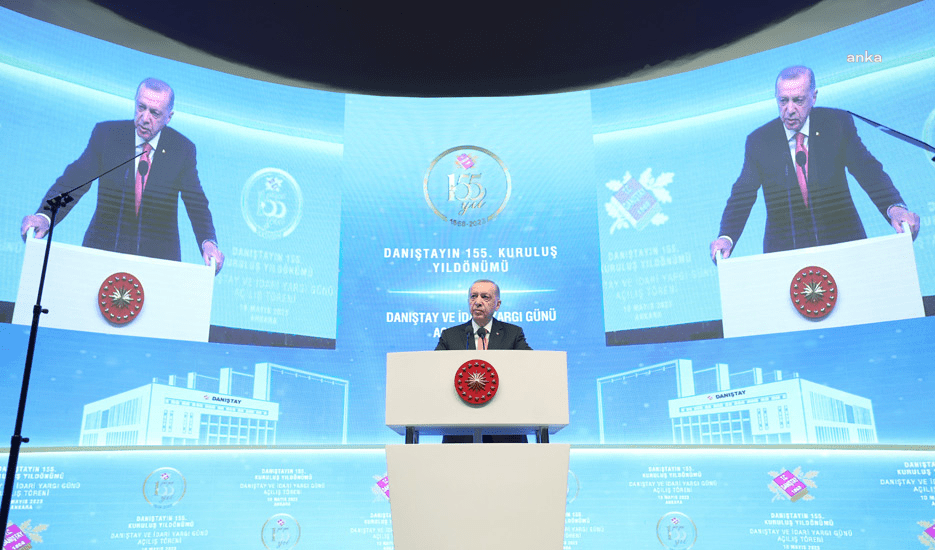 Cumhurbaşkanı Recep Tayyip Erdoğan, Danıştay’ın kuruluş yıldönümü etkinliğinde; “Ülkemizi yeni